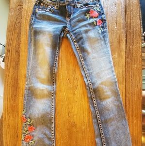 Grace In LA Embroider Jeans